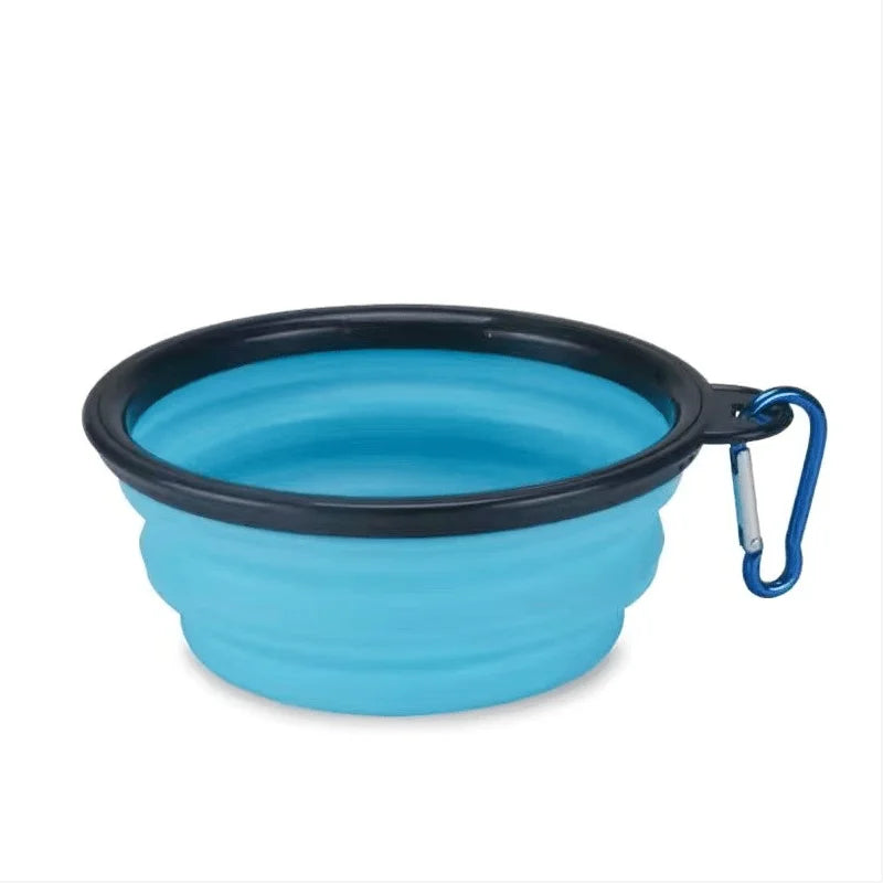 Collapsible Silicone Pet Bowl — Portable Travel Food & Water Bowl for Small Dogs