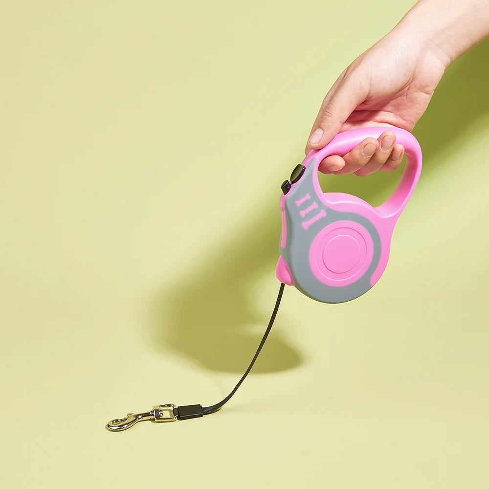Automatic Retractable Leash for Small Dogs - Heavy Duty Nylon 3m/5m