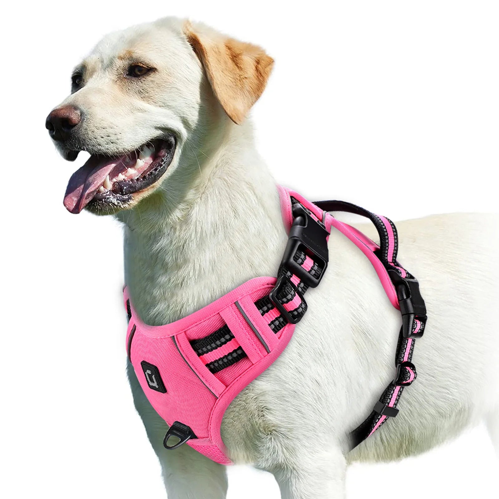 No Pull Dog Harness – Reflective Adjustable Pet Vest with Front Clip & Control Handle