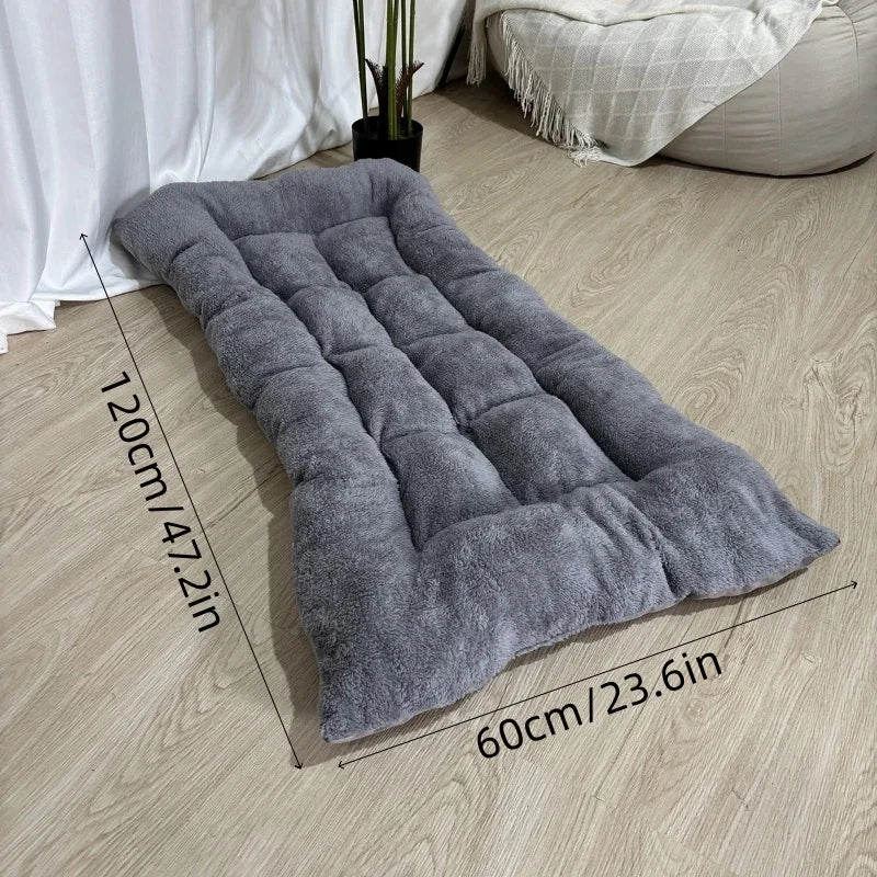 Soft Plush Pet Mat, Grey, 120 x 60 cm (47 x 24 in)