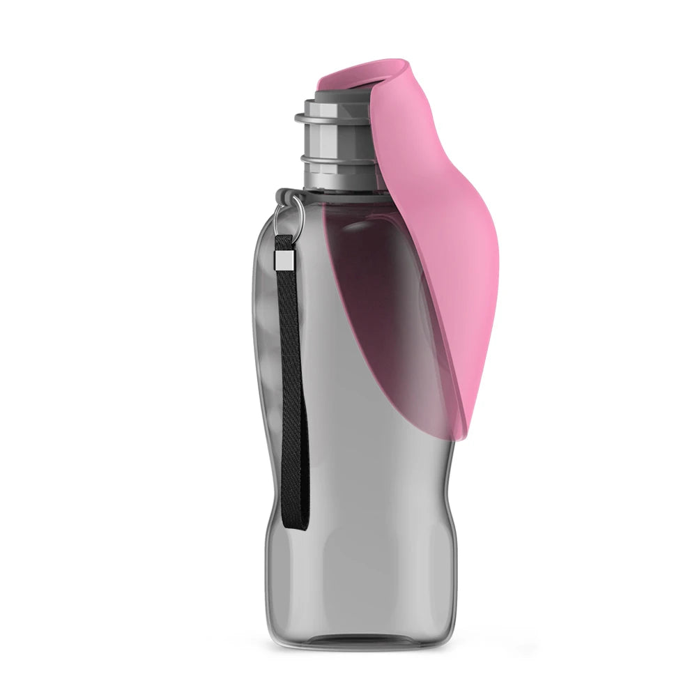 Portable Dog Water Bottle 800ml – Travel Drinking Bowl for Small, Medium & Large Dogs, Puppies