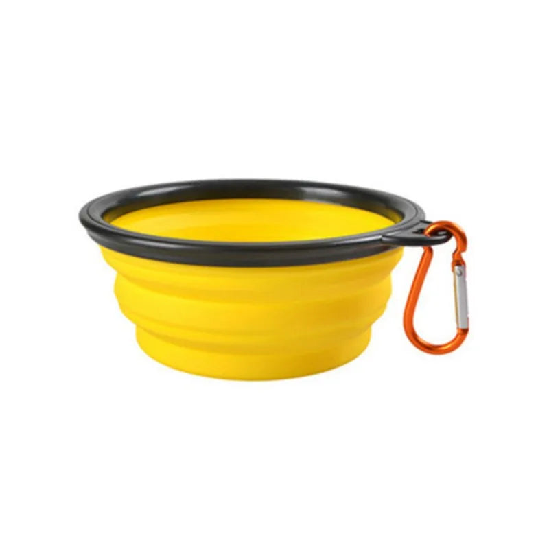 Collapsible Silicone Pet Bowl — Portable Travel Food & Water Bowl for Small Dogs