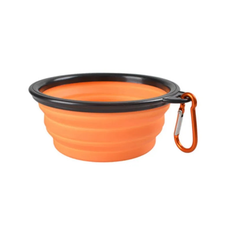Collapsible Silicone Pet Bowl — Portable Travel Food & Water Bowl for Small Dogs