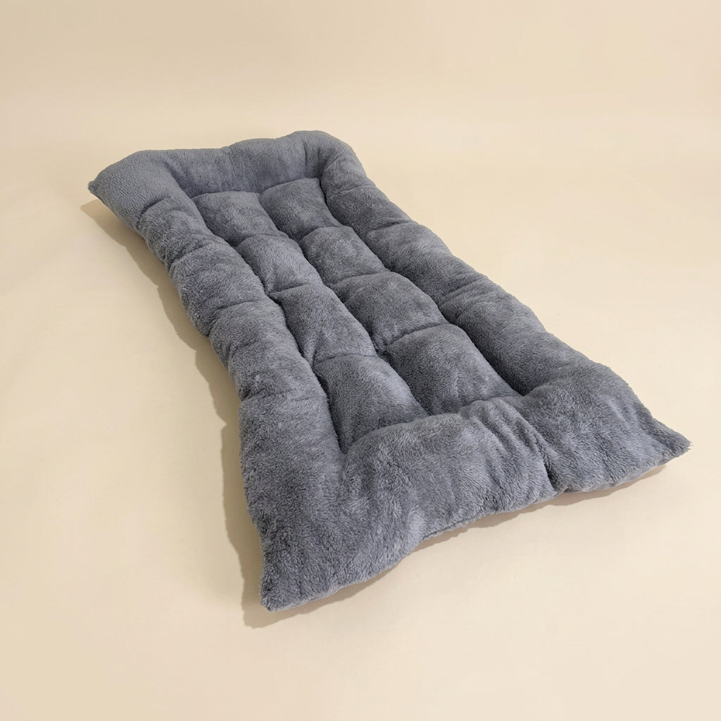 Soft Plush Pet Mat, Grey, 120 x 60 cm (47 x 24 in)