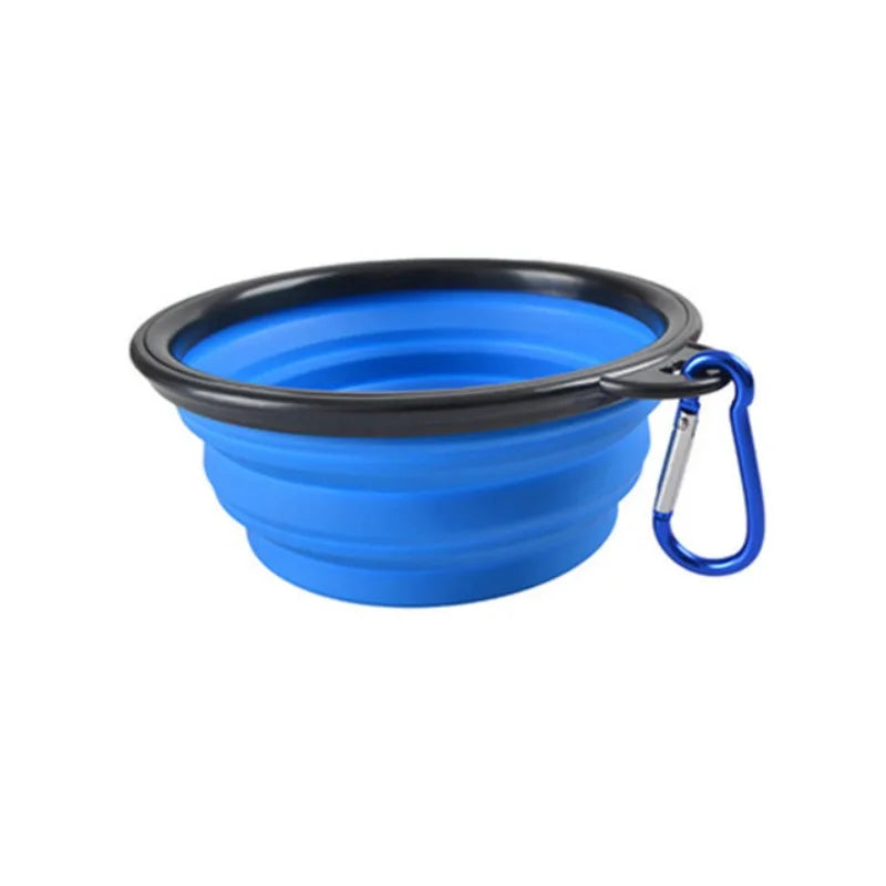 Collapsible Silicone Pet Bowl — Portable Travel Food & Water Bowl for Small Dogs