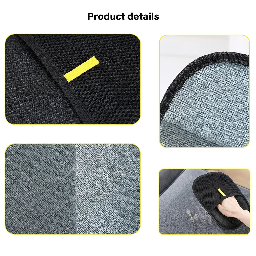 Pet Hair Remover Glove – Static Dedusting Brush for Dogs, Sofa & Carpet