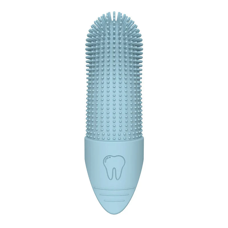 360° Finger Toothbrush for Dogs – Soft Food-Grade Silicone Dental Cleaner