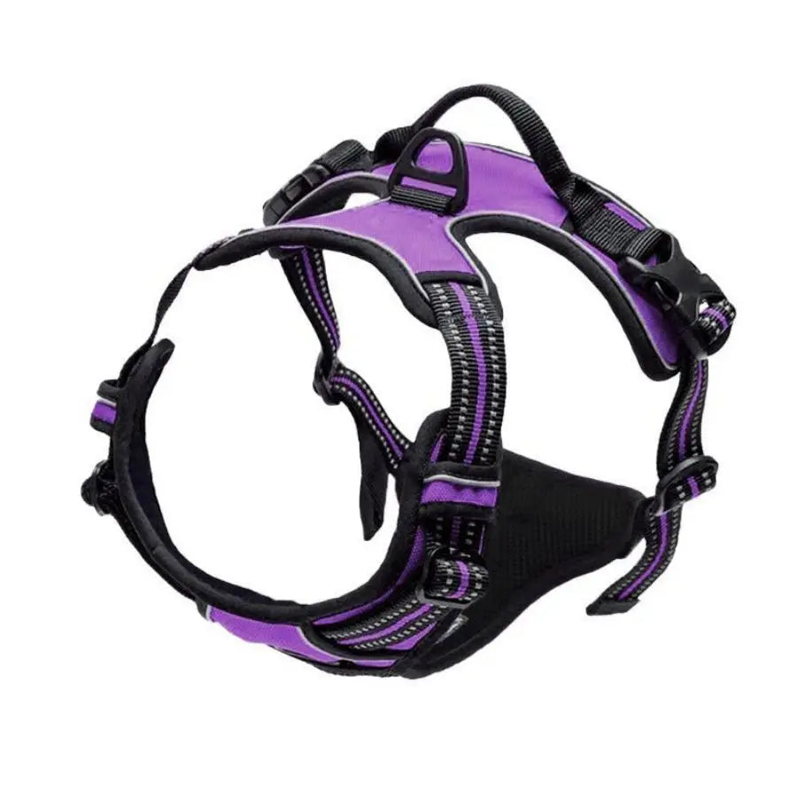 RoverGrip™ Pro No Pull Dog Harness - Adjustable Reflective Vest with Front Clip & Control Handle for Medium to Large Dogs