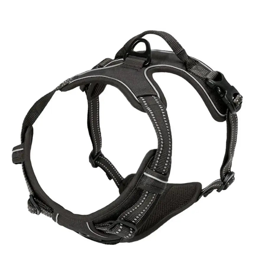 RoverGrip™ Pro No Pull Dog Harness - Adjustable Reflective Vest with Front Clip & Control Handle for Medium to Large Dogs