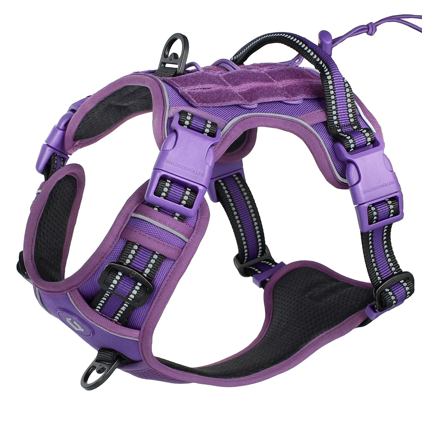 Tactical Dog Harness – No Pull Adjustable MOLLE Vest for Medium & Large Dogs