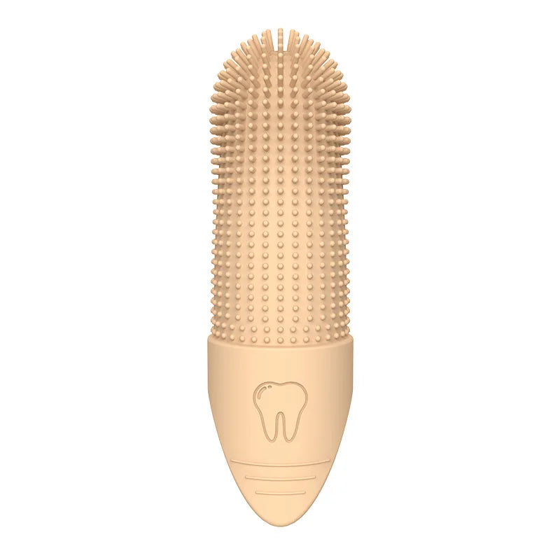 360° Finger Toothbrush for Dogs – Soft Food-Grade Silicone Dental Cleaner