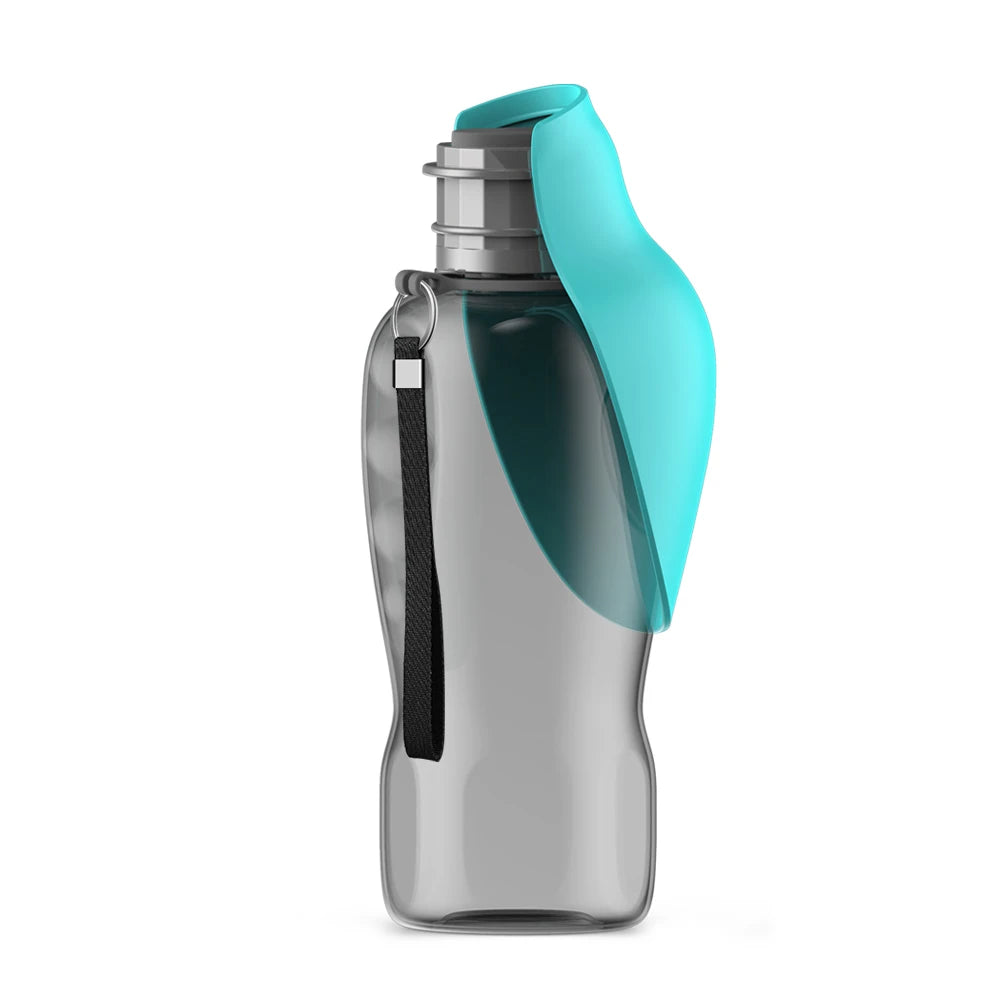 Portable Dog Water Bottle 800ml – Travel Drinking Bowl for Small, Medium & Large Dogs, Puppies