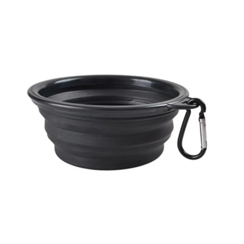 Collapsible Silicone Pet Bowl — Portable Travel Food & Water Bowl for Small Dogs