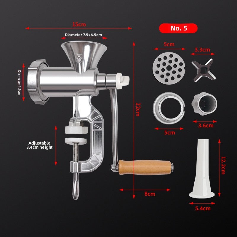 Premium Manual Meat Grinder & Sausage Stuffer